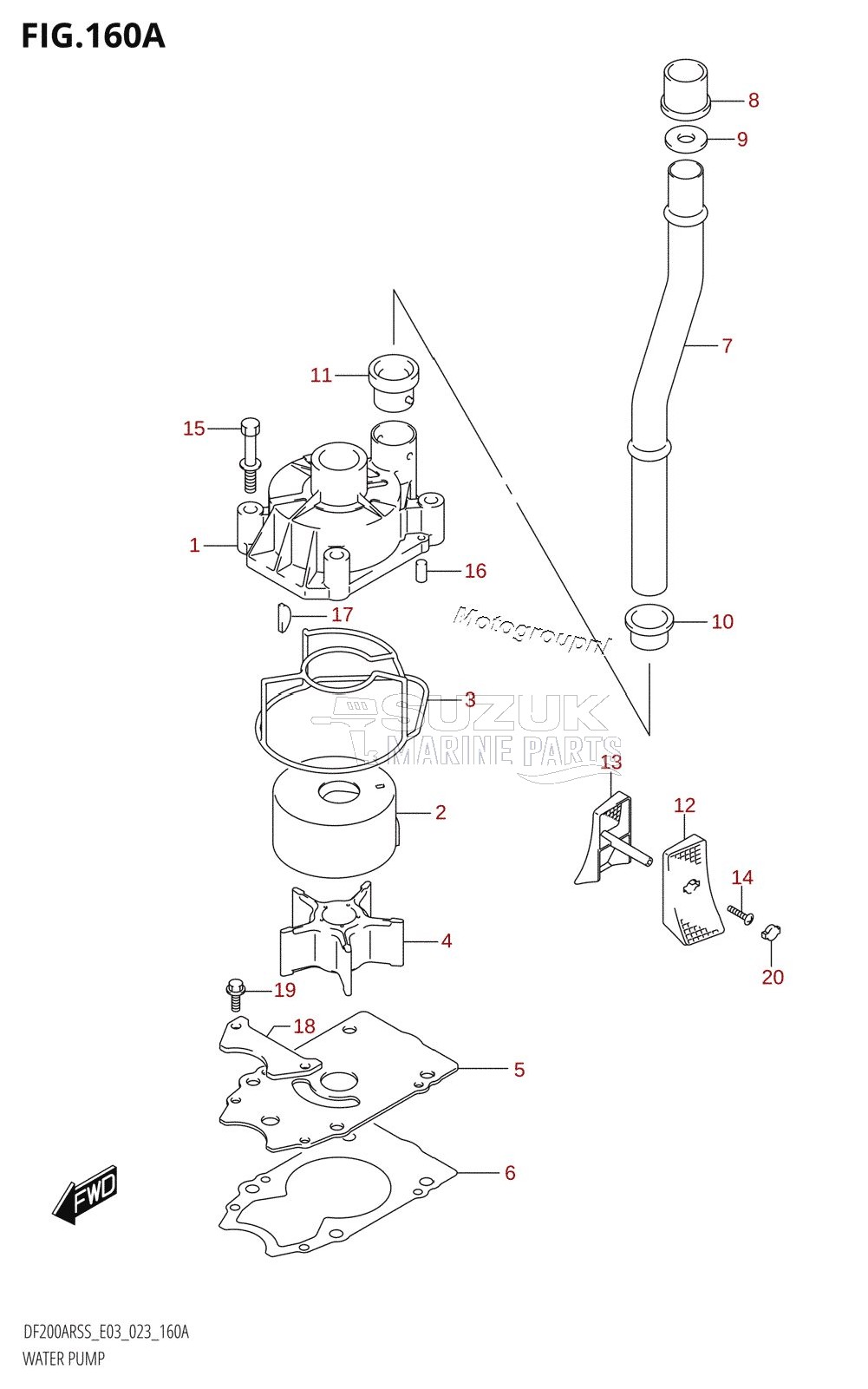 WATER PUMP (020,021,022)