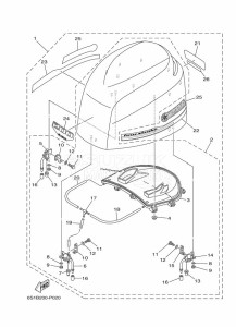 FL200BETX drawing FAIRING-UPPER