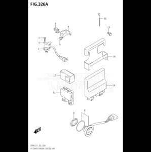 10004F-240001 (2022) 100hp E01 E40-Gen. Export 1 - Costa Rica (DF100BT  DF140Z) DF100B drawing PTT SWITCH / ENGINE CONTROL UNIT (SEE NOTE)