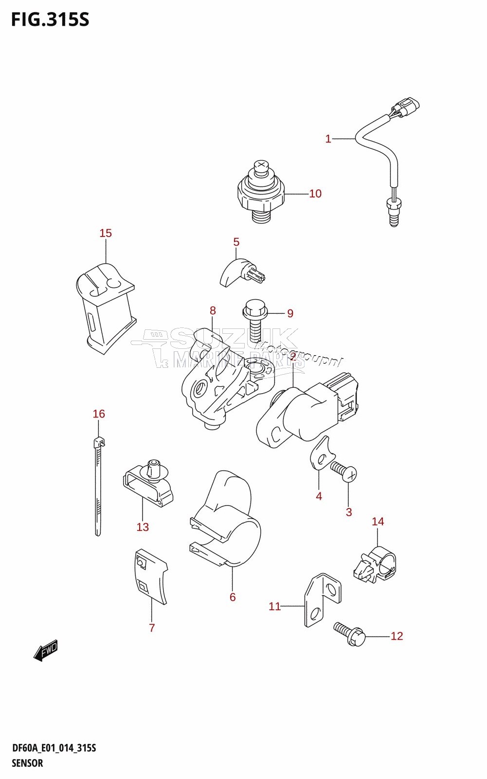 SENSOR (DF60AVT:E40)