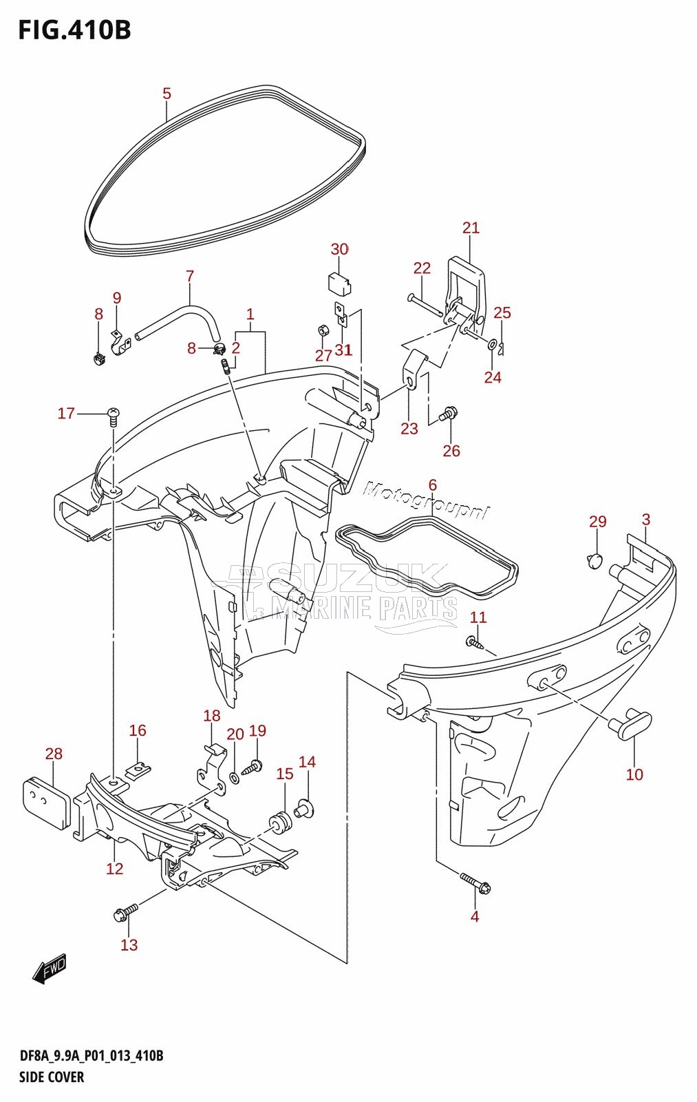 SIDE COVER (DF8AR:P01)