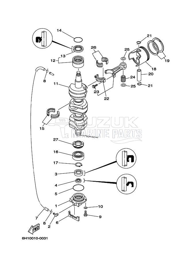 CRANKSHAFT--PISTON