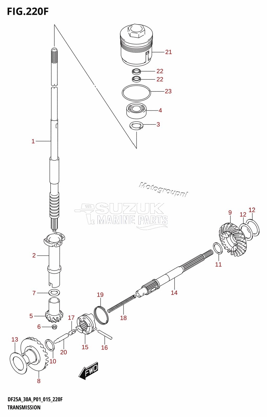 TRANSMISSION (DF30AR:P01)