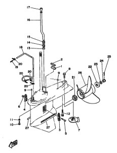 L150CETO drawing PROPELLER-HOUSING-AND-TRANSMISSION-2