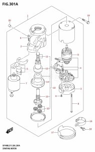 DF140BT From 14005F-440001 (E11 - E40)  2024 drawing STARTING MOTOR