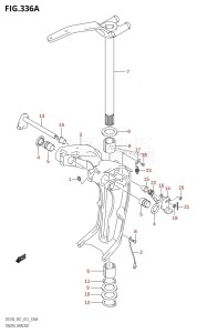 DF200 From 20002F-210001 (E01 E40)  2012 drawing SWIVEL BRACKET (DF200T:E01:(X-TRANSOM,XX-TRANSOM))