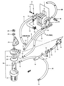 DT5W From 0502-2xxxx ()  1989 drawing FUEL PUMP