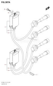 DF115A From 11503F-040001 (E11 E40)  2020 drawing IGNITION COIL