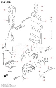 DF200Z From 20002Z-810001 (E03)  2018 drawing PTT SWITCH /​ ENGINE CONTROL UNIT (DF250A)