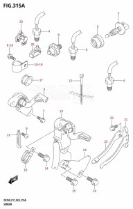 DF225T From 22503F-440001 (E11 - E40)  2024 drawing SENSOR (DF200T)