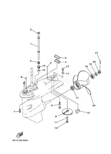 F50TLRH drawing LOWER-CASING-x-DRIVE-2