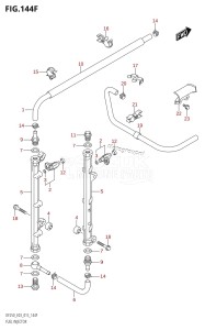 DF225T From 22503F-510001 (E03)  2015 drawing FUEL INJECTOR (DF250Z:E03)