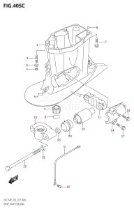 DF175AP From 17503P-710001 (E01 E40)  2017 drawing DRIVE SHAFT HOUSING (DF175AP:E01)