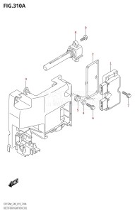 DF150 From 15002F-910001 (E40)  2019 drawing RECTIFIER /​ IGNITION COIL