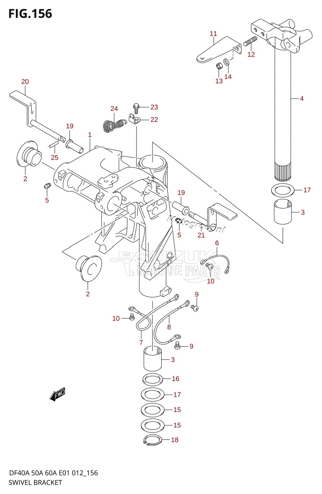 SWIVEL BRACKET (DF40A E01)