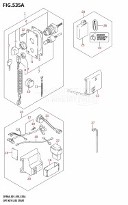 DF90A From 09003F-810001 (E01 E40)  2018 drawing OPT:KEY LESS START (DF70A:E01,DF80A:E01,DF90A:E01,DF100B:E01)