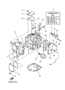 F20AET-NV drawing CYLINDER--CRANKCASE-1