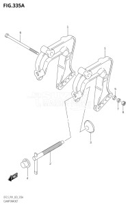 00252F-140001 (2021) 2.5hp P01-Gen. Export 1 (DF2.5) DF2.5 drawing CLAMP BRACKET