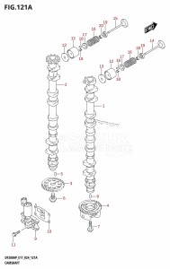 DF200AP From 20003P-440001 (E11 - E40)  2024 drawing CAMSHAFT (DF200AP)