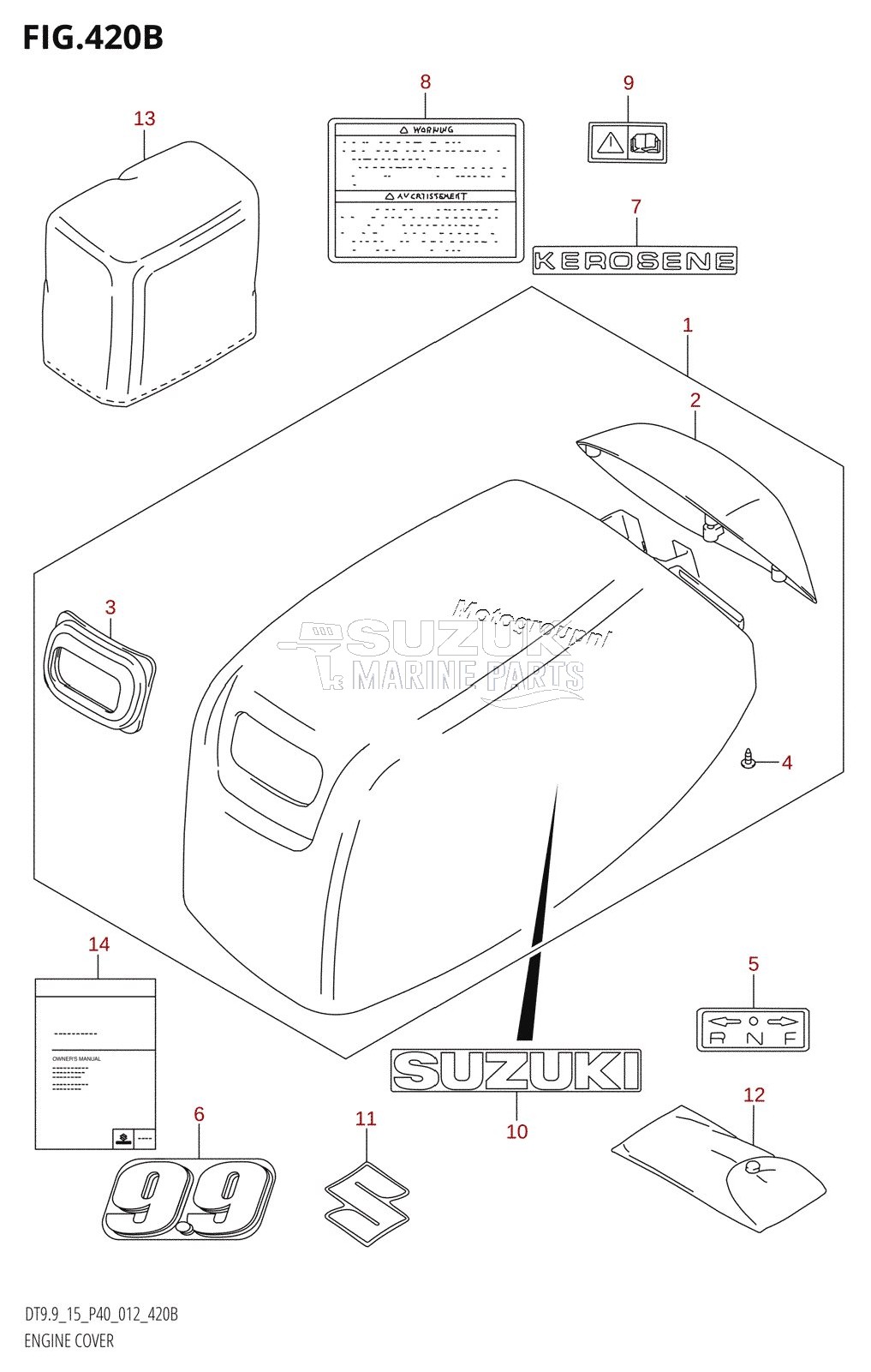 ENGINE COVER (DT9.9K:P40)