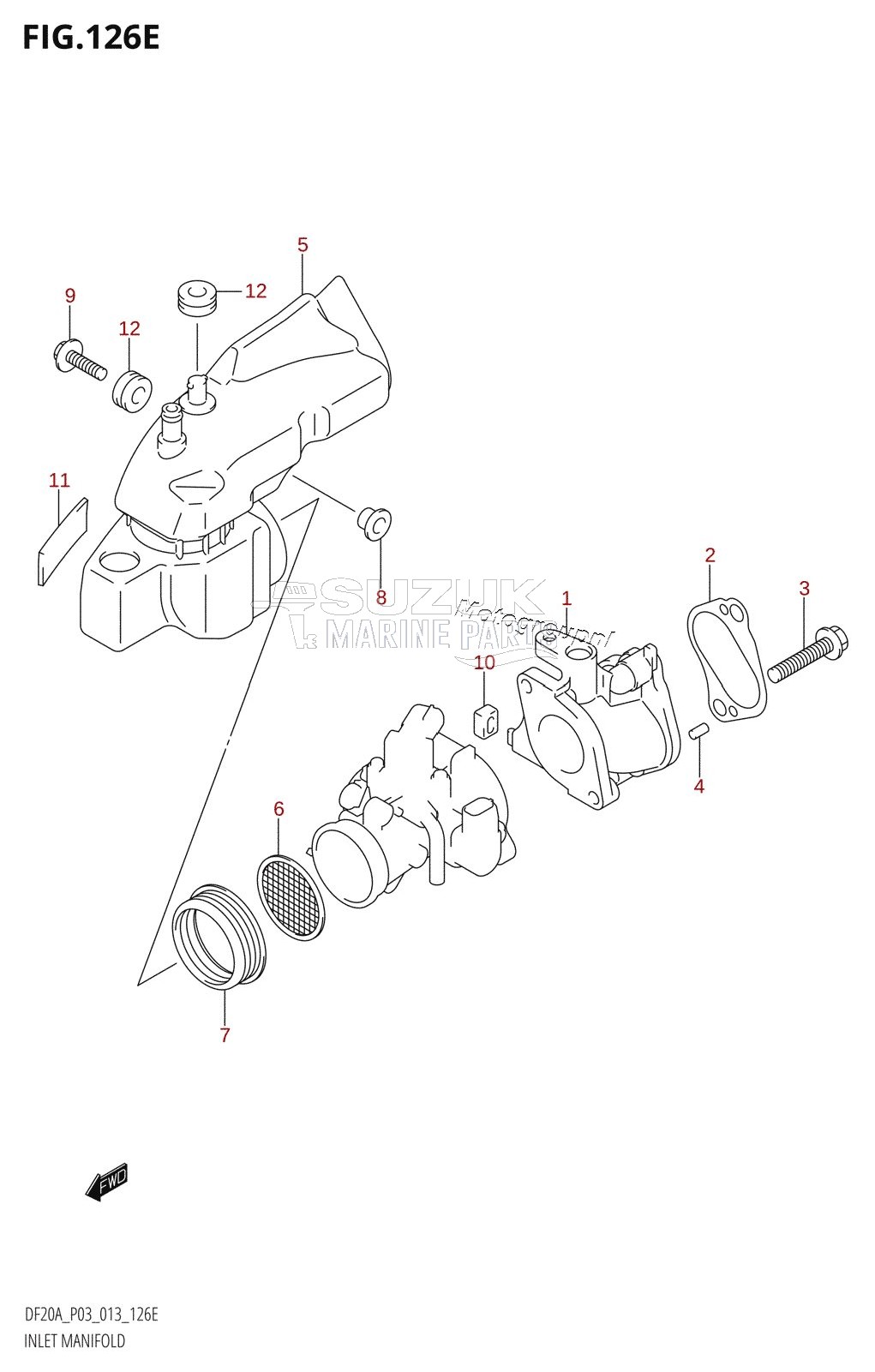 INLET MANIFOLD (DF20A:P03)