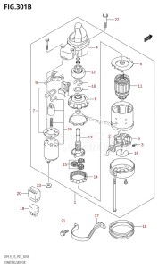 DF15 From 01502F-510001 (P03)  2005 drawing STARTING MOTOR (K5,K6,K7,K8,K9,K10,011)