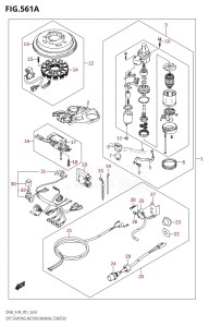 DF9.9A From 00994F-010001 (P01)  2010 drawing OPT:STARTING MOTOR (MANUAL STARTER) (M-STARTER)