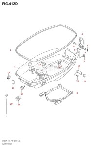 DT15A From 01504-410001 (P40)  2014 drawing LOWER COVER (DT15A:P40)