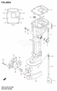 DF8A From 00801F-610001 (P01)  2016 drawing DRIVE SHAFT HOUSING