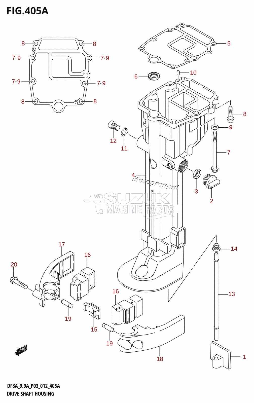 DRIVE SHAFT HOUSING