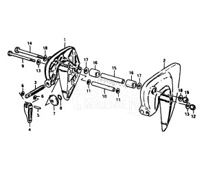 DT2 From C-10001 ()  1982 drawing CLAMP BRACKET