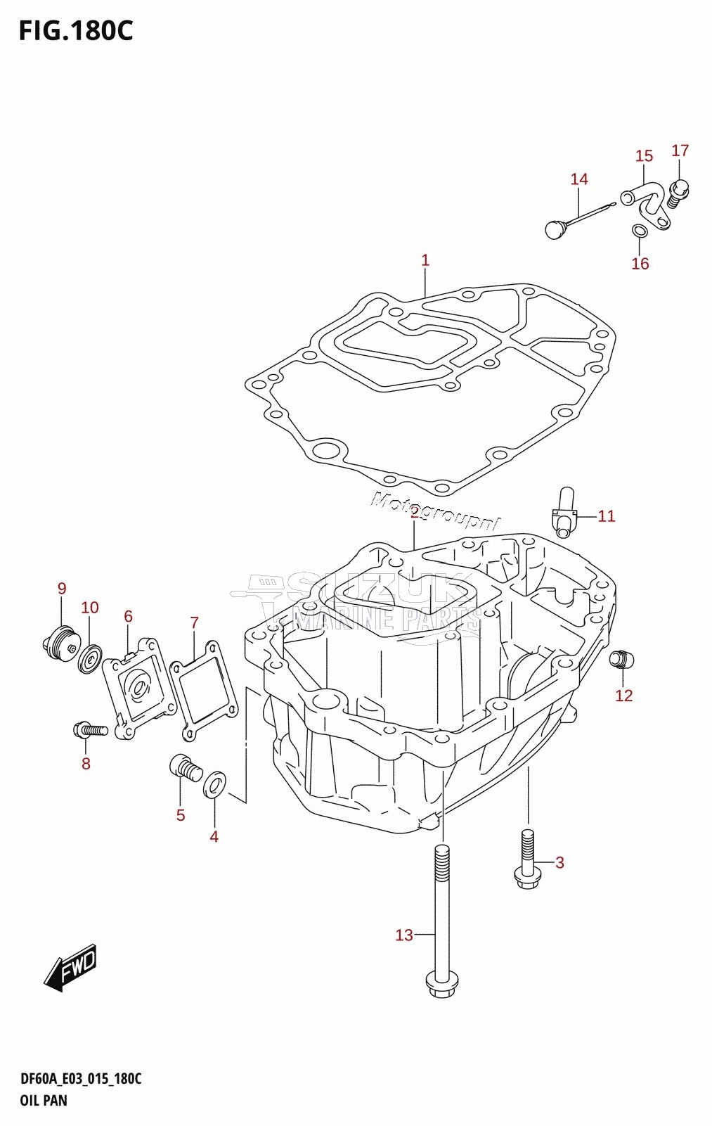 OIL PAN (DF60A:E03)