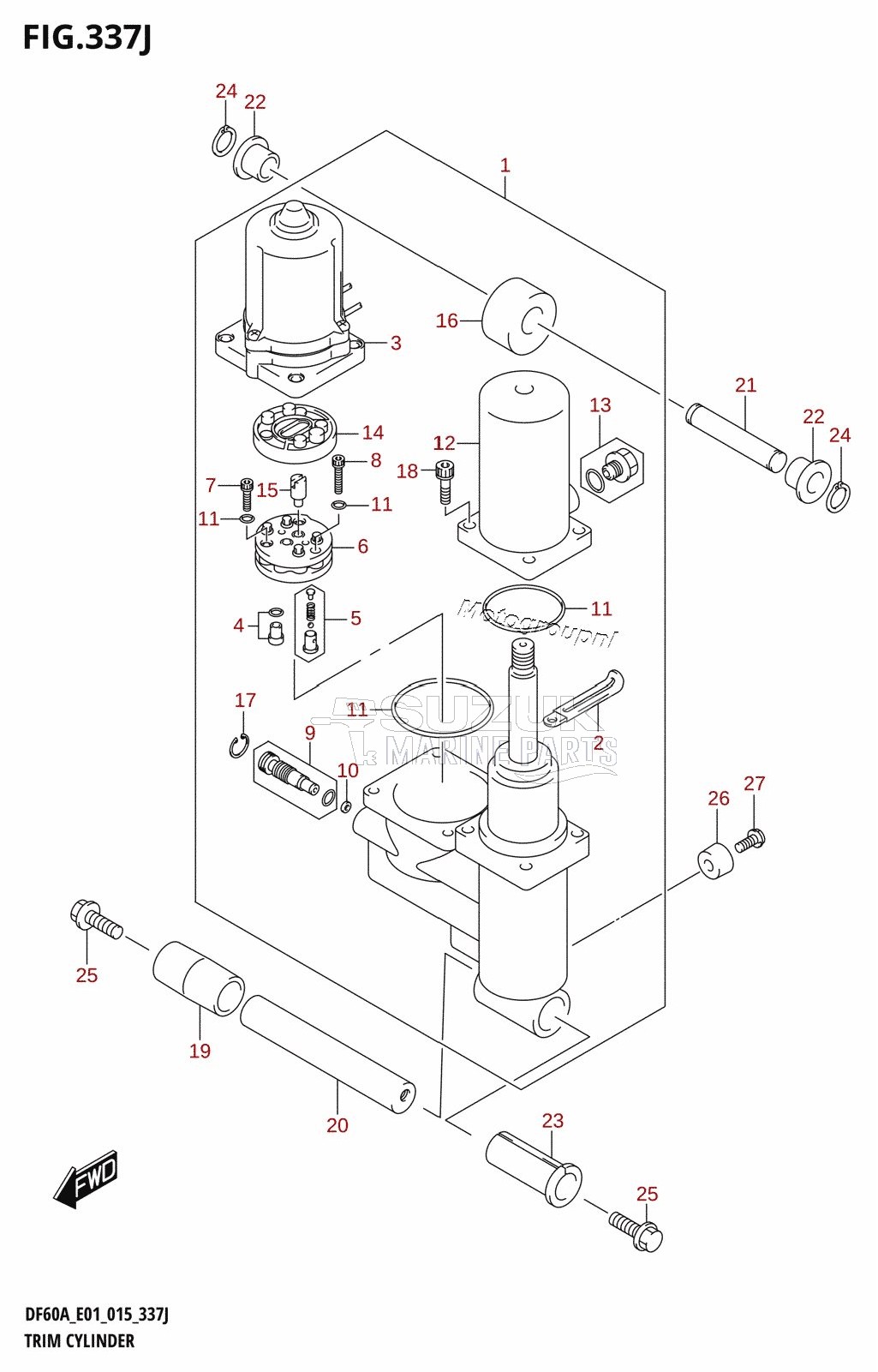 TRIM CYLINDER (DF60ATH:E40)