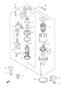 DF 115 drawing Starting Motor