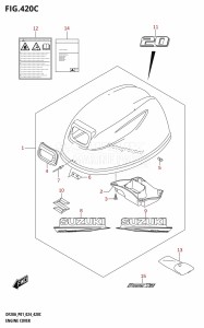 DF9.9B From 00995F-440001 (P01)  2024 drawing ENGINE COVER (DF20A,DF20AR,DF20AT,DF20ATH)