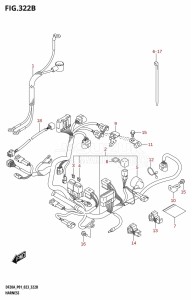 DF9.9B From 00995F-340001 (E01)  2023 drawing HARNESS (DF9.9BR,DF15AR,DF20AR)