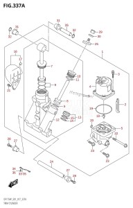 DF175AP From 17503P-710001 (E01 E40)  2017 drawing TRIM CYLINDER