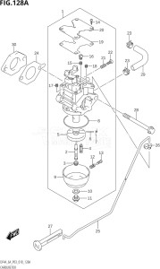 00603F-810001 (2018) 6hp P03-U.S.A (DF6A) DF6A drawing CARBURETOR (DF4A)