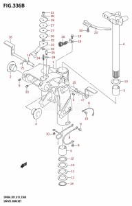 DF60A From 06002F-310001 (E01 E40)  2013 drawing SWIVEL BRACKET (DF40AQH:E01)