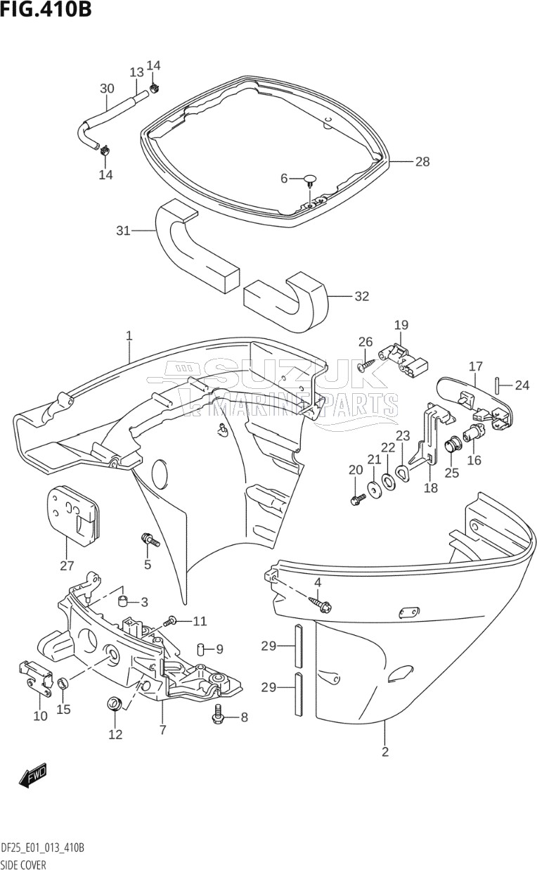 SIDE COVER (DF25R:E01)