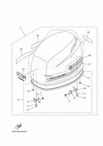 F115AETX drawing FAIRING-UPPER