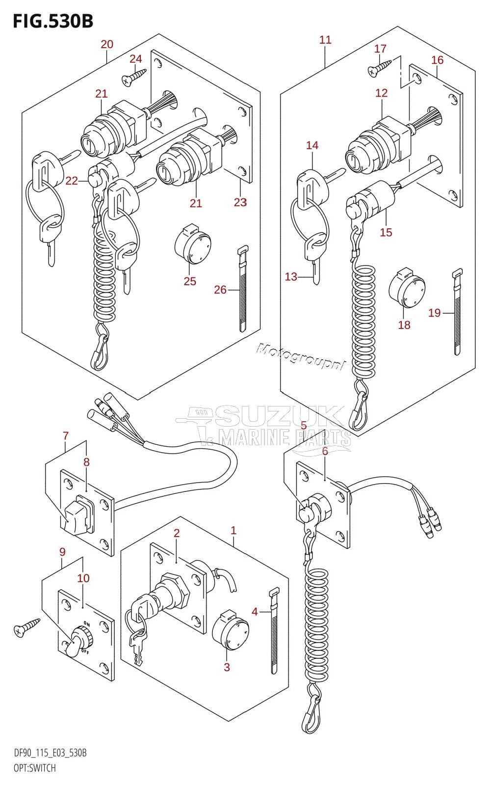 OPT:SWITCH (K5,K6,K7,K8,K9,K10,011)