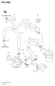 DF140 From 14001F-980001 (E03)  2009 drawing FUEL PUMP (K2,K3,K4,K5,K6)