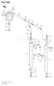 DF100 From 10002F-210001 (E01 E40)  2012 drawing FUEL INJECTOR (DF115Z:E40)