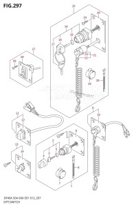 DF40A From 04004F-210001 (E34-Italy)  2012 drawing OPT:SWITCH (DF40A E01)