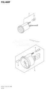 DF175Z From 17502Z-210001 (E01 E40)  2012 drawing METER (DF175T:E40)