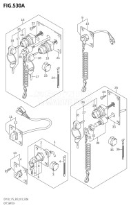 15002Z-310001 (2013) 150hp E03-USA (DF150Z) DF150Z drawing OPT:SWITCH