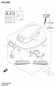 DF20A From 02002F-040001 (P01)  2020 drawing ENGINE COVER (DF15A,DF15AR)