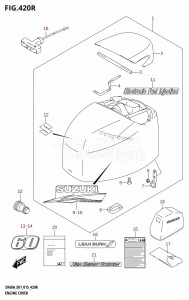 DF50A From 05004F-510001 (E01)  2015 drawing ENGINE COVER (DF60AVT:E01)