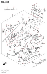 DF90A From 09003F-510001 (E03)  2015 drawing TILLER HANDLE (DF90ATH:E40)